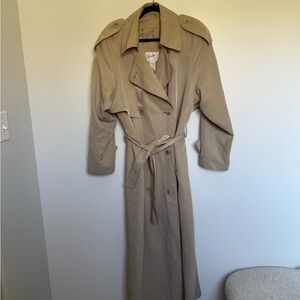 Jacqueline Ferrar Beige Trench Coat